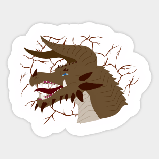 Do the Earth Dragon Stomp! Sticker